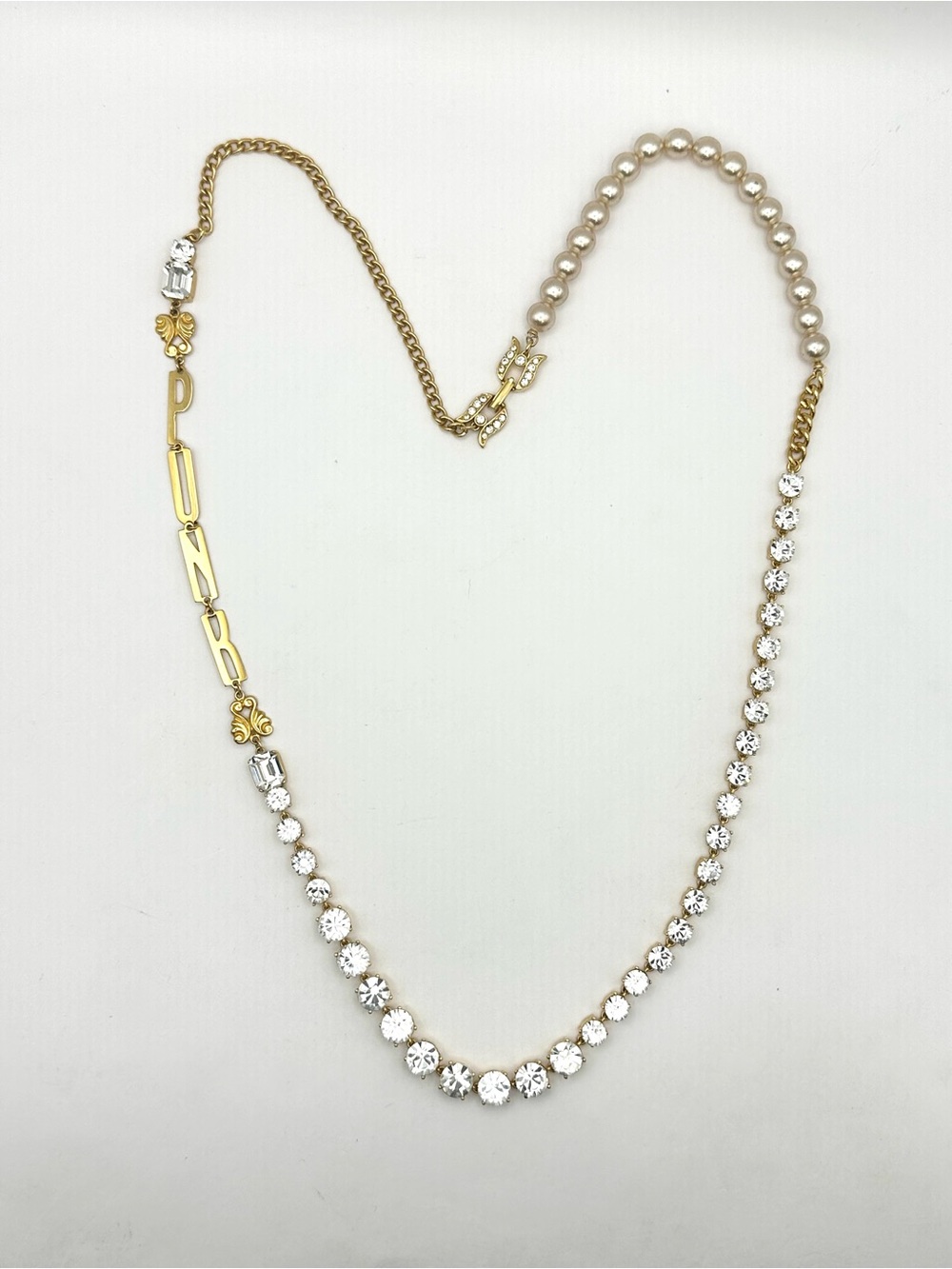 Tom Binns Signature Asymmetrical PUNK Statement Necklace - Picture 5 of 14